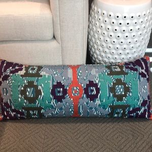 Anthropologie lumbar pillow with insert